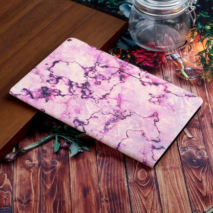 For iPad Pro 11 2024 Colored Drawing Pattern Flip Leather Smart Tablet Case(Pink Marble) - iPad Pro 11 2024 Cases by buy2fix | Online Shopping UK | buy2fix