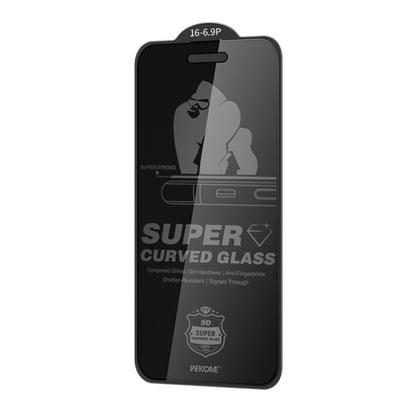 For iPhone 16 / 15 WK WTP-093 King Kong 6D Curved 360 Degree Privacy Tempered Glass Film - iPhone 16 Tempered Glass by WK | Online Shopping UK | buy2fix