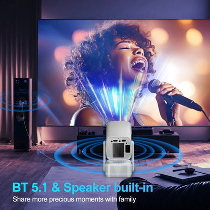 Y7S 720P Android 11 OS Portable Home WiFi Projector with Speaker, CPU:RK3326(US Plug) - Mini Projector by buy2fix | Online Shopping UK | buy2fix