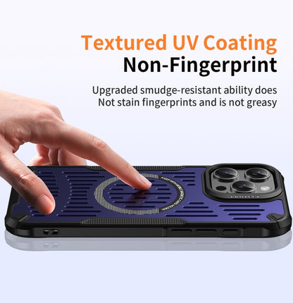 For iPhone 16 Pro Ice Front Cooling MagSafe Magnetic Phone Case(Black) - iPhone 16 Pro Cases by buy2fix | Online Shopping UK | buy2fix