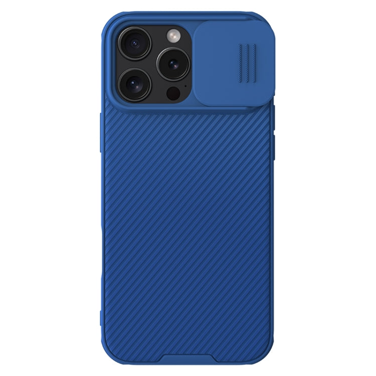 For iPhone 16 Pro Max NILLKIN CamShield Pro PC Phone Case(Blue) - iPhone 16 Pro Max Cases by NILLKIN | Online Shopping UK | buy2fix