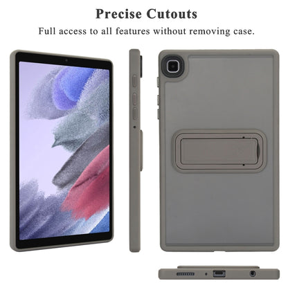 For Samsung Galaxy Tab A9 Skin Feel Holder PC Hybrid TPU Tablet Case(Grey) - Galaxy Tab A9 by buy2fix | Online Shopping UK | buy2fix