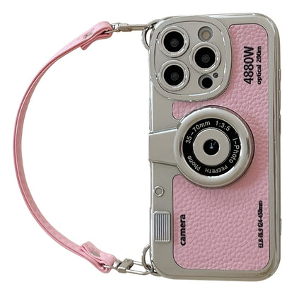 For iPhone 16 Pro Camera Style Phone Case(Pink) - iPhone 16 Pro Cases by buy2fix | Online Shopping UK | buy2fix