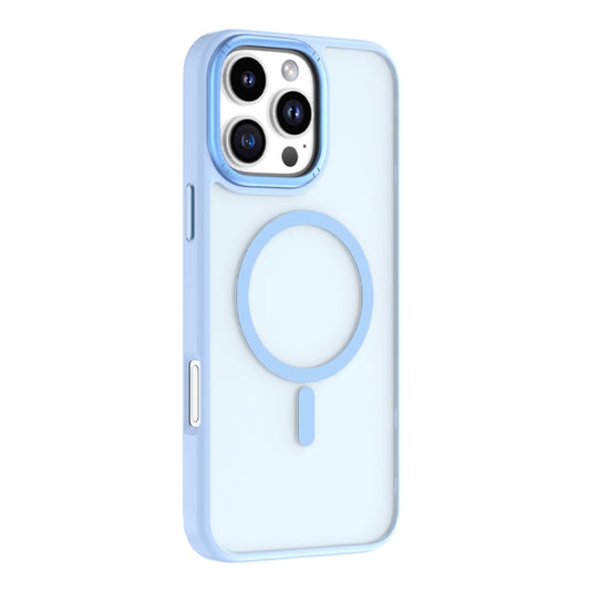 For iPhone 16 Pro Max Mutural Skin Feel Series Frosted MagSafe Magnetic Phone Case(Light Blue) - iPhone 16 Pro Max Cases by Mutural | Online Shopping UK | buy2fix