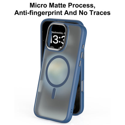 For iPhone 16 Pro Max Mutural Skin Feel Series Frosted MagSafe Magnetic Phone Case(Light Blue) - iPhone 16 Pro Max Cases by Mutural | Online Shopping UK | buy2fix