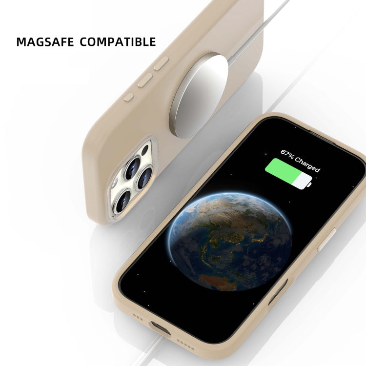 For iPhone 16 Mutural Karen Series Liquid Silicone MagSafe Magnetic Phone Case(Navy Blue) - iPhone 16 Cases by Mutural | Online Shopping UK | buy2fix