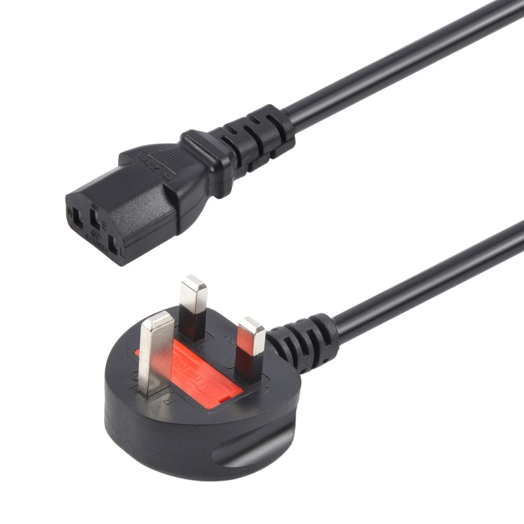 Big UK Plug Computer PC Power Cord 3 Pin Cable, Length:5m(Black) - Power Cord by buy2fix | Online Shopping UK | buy2fix