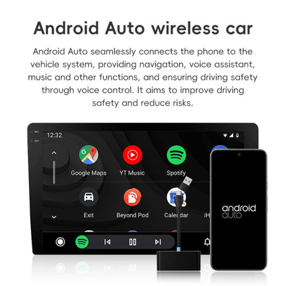 P40 CarPlay and Android Auto Car Connectivity Box Wireless Adapter(Black) - Bluetooth Adapters by buy2fix | Online Shopping UK | buy2fix