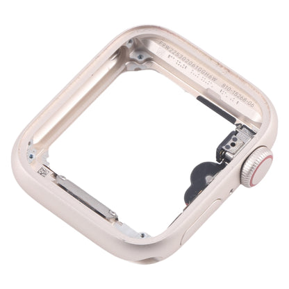 For Apple Watch SE 2022 40MM LTE Aluminium Alloy Middle Frame Bezel Plate with Crown Spin Axis Flex Cable(Starlight) - Middle Frame by buy2fix | Online Shopping UK | buy2fix