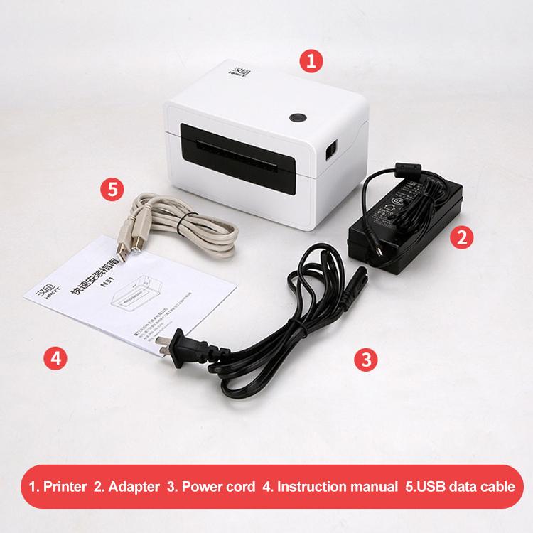 HPRT N31 Computer Version Express Electronic Waybill Printer, Plug:AU Plug(White) - Printer by buy2fix | Online Shopping UK | buy2fix