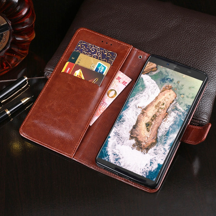 For Blackview BV5500 idewei Crazy Horse Texture Horizontal Flip Leather Case with Holder & Card Slots & Wallet(Rose Red) - More Brand by idewei | Online Shopping UK | buy2fix