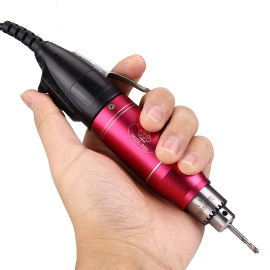 WLXY WL-320 Mini Electric Grinder with Speed Regulation, 110V-240V, Suitable Drill Chuck: 0.3mm-4.0mm, US Plug(Magenta) - Drill & Drill Bits by WLXY | Online Shopping UK | buy2fix