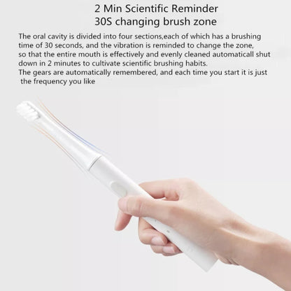 Original Xiaomi Mijia T100 Sonic Electric Toothbrush(White) - Toothbrushes by Xiaomi | Online Shopping UK | buy2fix