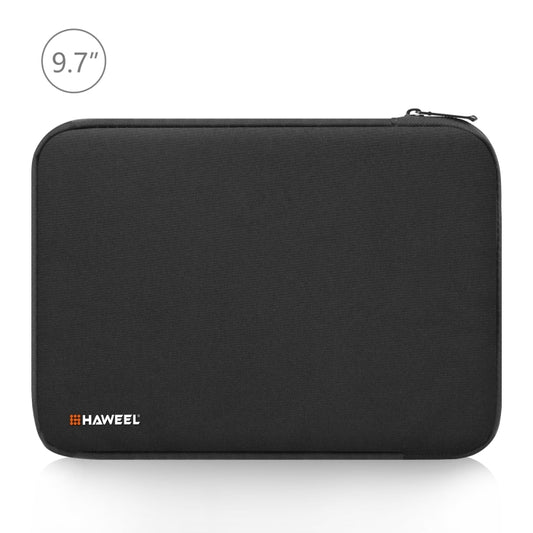 HAWEEL 9.7 inch Sleeve Case Zipper Briefcase Carrying Bag, For iPad 9.7 inch / iPad Pro 9.7 inch, Galaxy, Lenovo, Sony, Xiaomi, Huawei 9.7 inch Tablets(Black) - Other by HAWEEL | Online Shopping UK | buy2fix