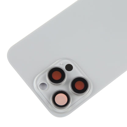 For iPhone 15 Pro Max Battery Back Cover with Camera Lens Cover + MagSafe Magnet(Titanium) - Back Cover by buy2fix | Online Shopping UK | buy2fix