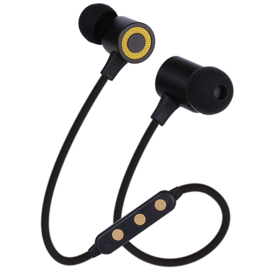 MG-G22 Portable Sports Magnetic Absorption Bluetooth V5.0 Bluetooth Headphones, Support TF Card(Black) - Bluetooth Earphone by buy2fix | Online Shopping UK | buy2fix