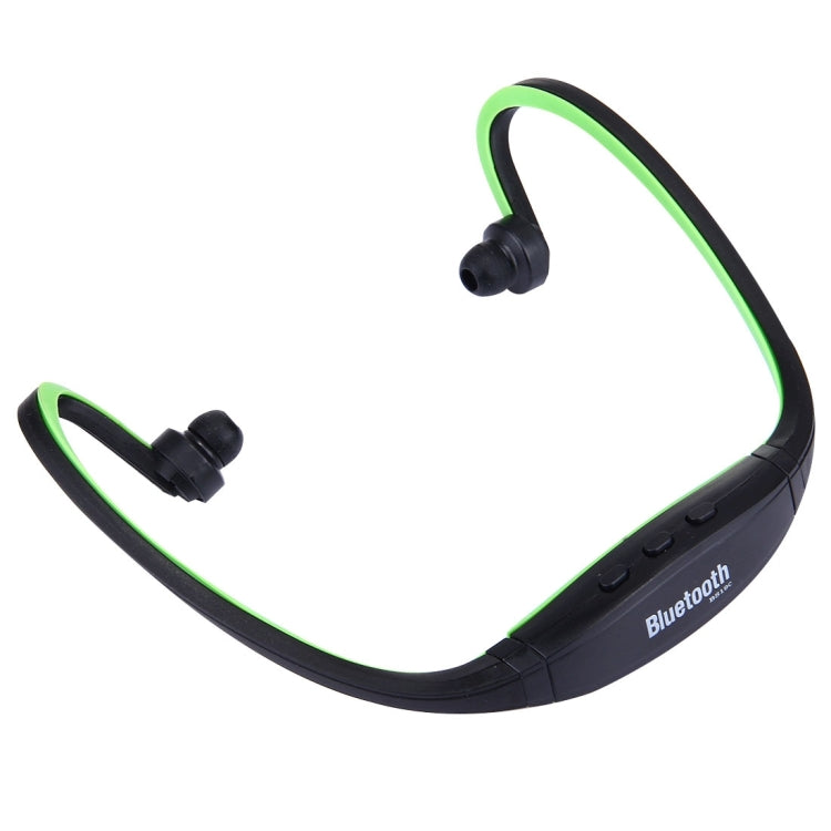 BS19C Life Waterproof Stereo Wireless Sports Bluetooth In-ear Headphone Headset with Micro SD Card Slot & Hands Free, For Smart Phones & iPad or Other Bluetooth Audio Devices(Green) - Sport Earphone by buy2fix | Online Shopping UK | buy2fix