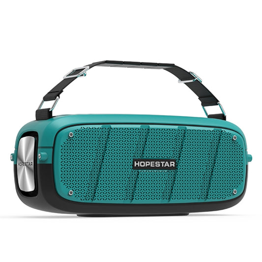 HOPESTAR A20 TWS Portable Outdoor Waterproof Subwoofer Bluetooth Speaker, Support Power Bank & Hands-free Call & U Disk & TF Card & 3.5mm AUX(Blue) - Desktop Speaker by HOPESTAR | Online Shopping UK | buy2fix