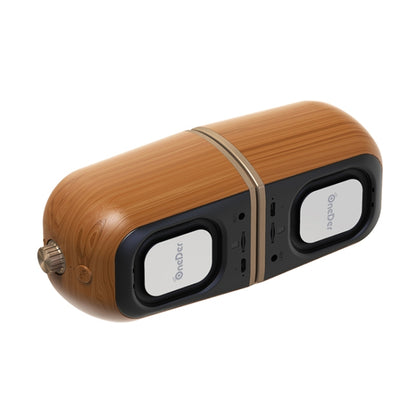 Oneder V8 Magnetic Suction Pair Stereo Sound Box Wireless Bluetooth Speaker with Strap, Support Hands-free & TF Card & AUX & USB Drive(Champagne Gold) - Desktop Speaker by OneDer | Online Shopping UK | buy2fix