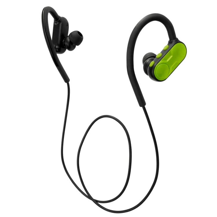 BTH-Y9 Ultra-light Ear-hook Wireless V4.1 Bluetooth Earphones with Mic(Green) - Bluetooth Earphone by buy2fix | Online Shopping UK | buy2fix