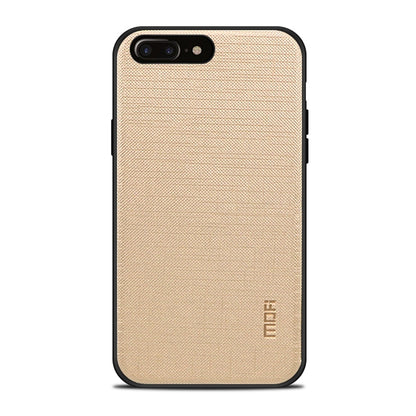 MOFI Anti-slip PC + TPU + Cloth Case for iPhone 8 Plus & 7 Plus(Gold) - More iPhone Cases by MOFI | Online Shopping UK | buy2fix