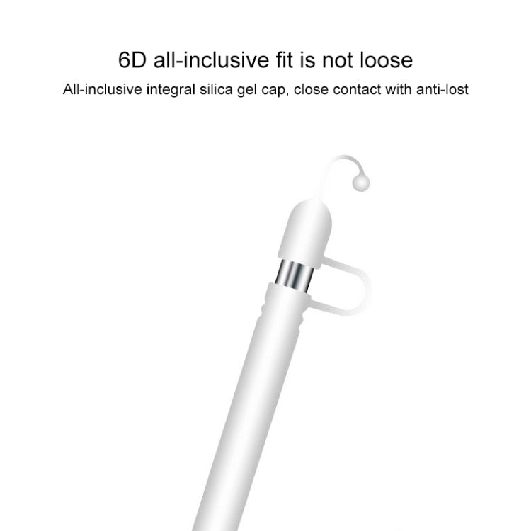 Apple Pen Cover Anti-lost Protective Cover for Apple Pencil(White) - Pencil Accessories by buy2fix | Online Shopping UK | buy2fix