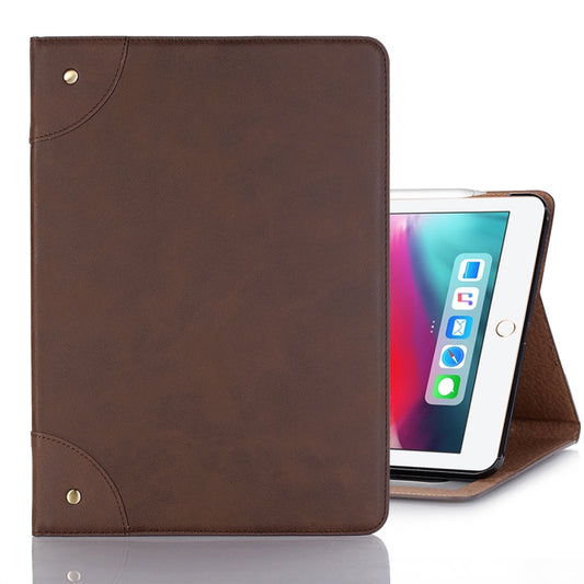 Retro Book Style Horizontal Flip PU Leather Case for iPad Air 13 2024 / iPad Pro 12.9 inch (2018), with Holder & Card Slots & Wallet (Coffee) - iPad Pro 12.9 (2018) Cases by buy2fix | Online Shopping UK | buy2fix