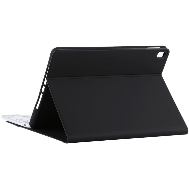 TG11B Detachable Bluetooth White Keyboard + Microfiber Leather Tablet Case for iPad Pro 11 inch (2020), with Pen Slot & Holder (Black) - For iPad Pro by buy2fix | Online Shopping UK | buy2fix