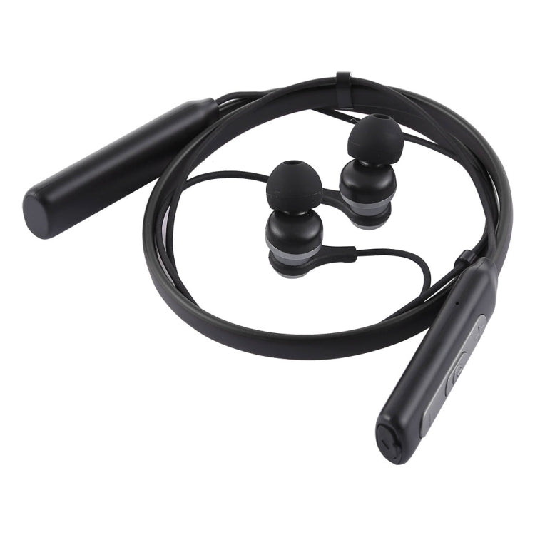 HT1 Magnetic In-Ear Wireless Bluetooth Stereo Headset(Black) - Neck-mounted Earphone by buy2fix | Online Shopping UK | buy2fix