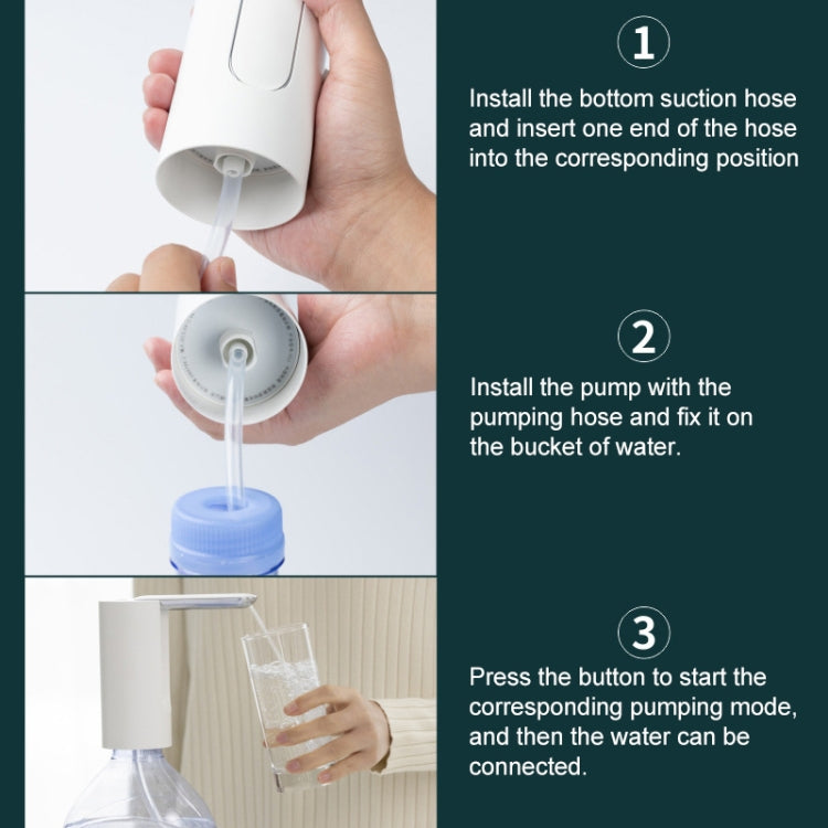 Household Portable Electric Water Pump Home USB Charging Foldable Automatic Water Dispenser - Drinking Tools by buy2fix | Online Shopping UK | buy2fix