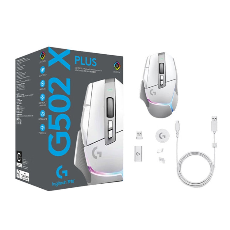 Logitech G502 X Plus 1000DPI Wireless Gaming Mouse with RGB Light (Black) - Wireless Mice by Logitech | Online Shopping UK | buy2fix