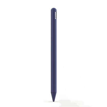 Stylus Pen Silica Gel Protective Case for Apple Pencil 2 (Blue) - Pencil Accessories by buy2fix | Online Shopping UK | buy2fix