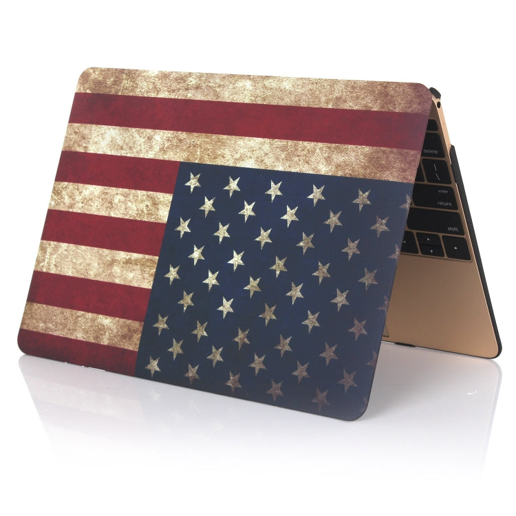 For MacBook Air 13.3 inch A1932 2018 / A2179 American Flag Laptop Water Stick Style Protective Case (2020) - MacBook Air Cases by buy2fix | Online Shopping UK | buy2fix