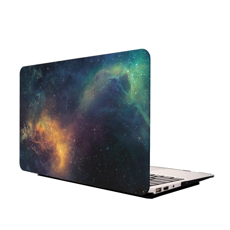 For Macbook Pro 15.4 inch Starry Sky Patterns Apple Laptop Water Decals PC Protective Case(Green) - MacBook Pro Cases by buy2fix | Online Shopping UK | buy2fix