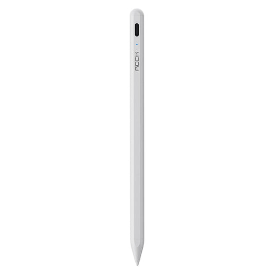 ROCK B03 Replaceable Active Magnetic Capacitive Pen for iPad 2018 or Above(White) - Pencil Accessories by ROCK | Online Shopping UK | buy2fix
