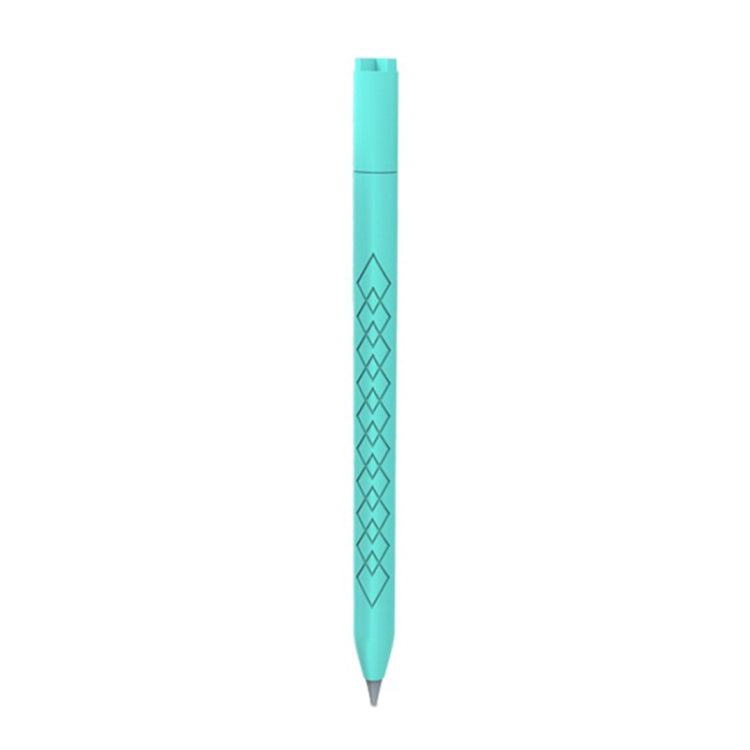 For Apple Pencil (USB-C) Diamond Pattern Silicone Stylus Pen Protective Case (Mint Green) - Pencil Accessories by buy2fix | Online Shopping UK | buy2fix