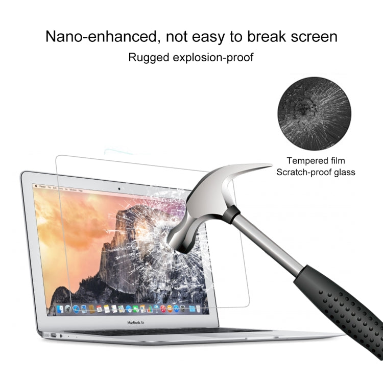 9H Surface Hardness HD Explosion-proof Tempered Glass Film for MacBook Air 11.6 inch (A1370 / A1465) - Screen Protectors by buy2fix | Online Shopping UK | buy2fix