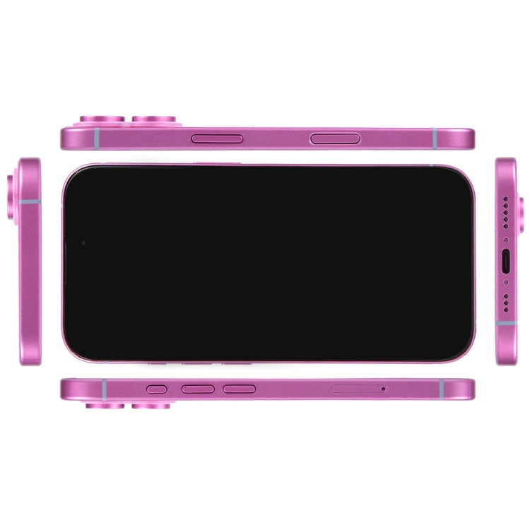 For iPhone 16 Plus Black Screen Non-Working Fake Dummy Display Model (Pink) - For iPhone & iPad by buy2fix | Online Shopping UK | buy2fix