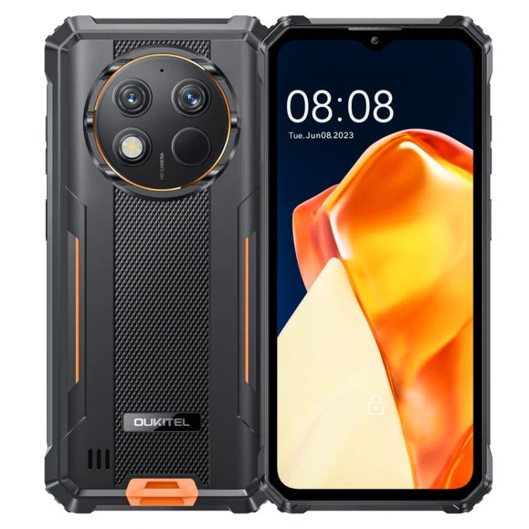 Oukitel G1 Rugged Phone, 6GB+256GB, Fingerprint Identification, 6.52 inch Android 14 T606 Octa Core, NFC, OTG, Network: 4G (Orange) - OUKITEL by OUKITEL | Online Shopping UK | buy2fix