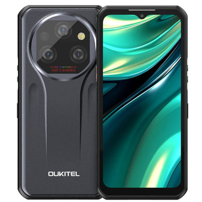 [HK Warehouse] Oukitel WP39 5G Rugged Phone, 6GB+256GB, Night Vision, Fingerprint Identification, 6.6 inch MediaTek Dimensity 6100+ Octa Core, NFC, OTG, Network: 5G (Black) - Other by OUKITEL | Online Shopping UK | buy2fix