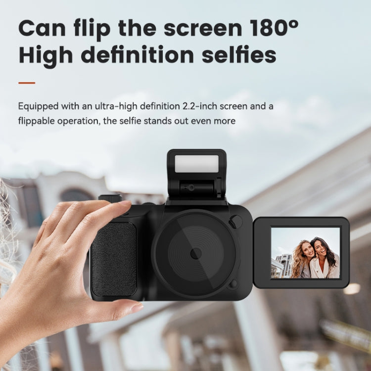 Y5000 4K Mini Digital Camera High Definition Selfies Student Digital Camera, (Black) - Video Cameras by buy2fix | Online Shopping UK | buy2fix