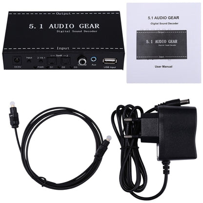 NK-A6L 5.1 Audio Gear Digital Sound Decoder, AU Plug - Audio Signal Switcher by buy2fix | Online Shopping UK | buy2fix