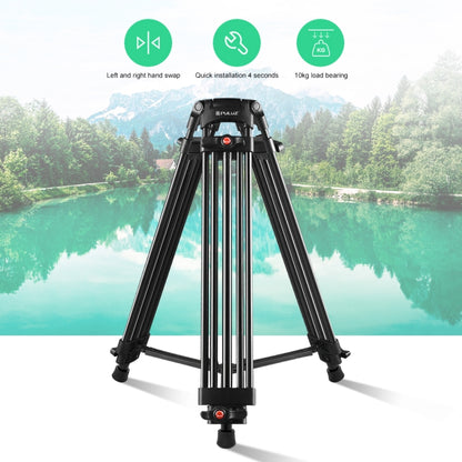 PULUZ Professional Heavy Duty Camcorder Aluminum Alloy Tripod - Tripods by PULUZ | Online Shopping UK | buy2fix