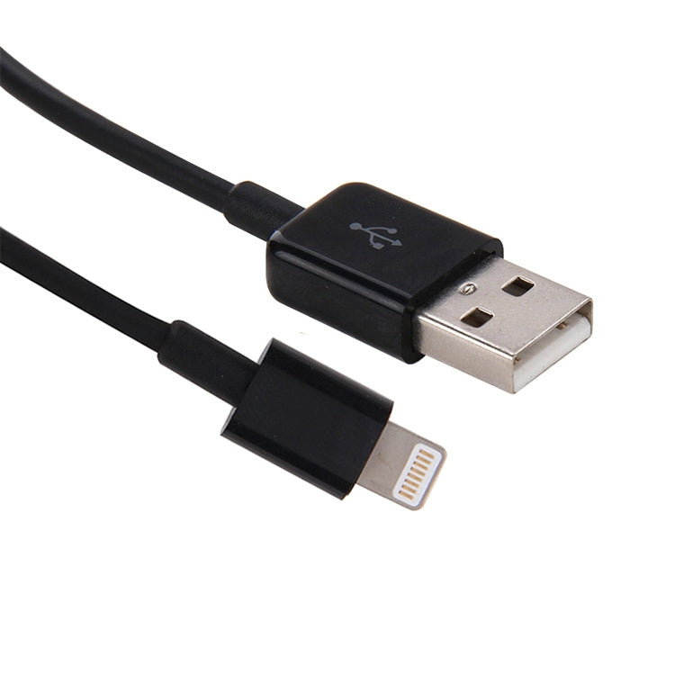 8 Pin to USB 2.0 Data / Charger Cable, CableLength: 20cm(Black) - Normal Style Cable by buy2fix | Online Shopping UK | buy2fix