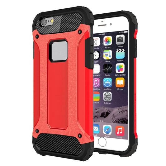 For iPhone 6 & 6s Tough Armor TPU + PC Combination Case(Red) - More iPhone Cases by buy2fix | Online Shopping UK | buy2fix