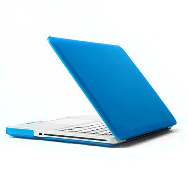 ENKAY for MacBook Pro 15.4 inch (US Version) / A1286 4 in 1 Frosted Hard Shell Plastic Protective Case with Screen Protector & Keyboard Guard & Anti-dust Plugs(Blue) - MacBook Pro Cases by ENKAY | Online Shopping UK | buy2fix