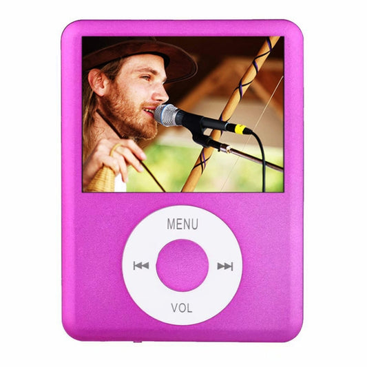 1.8 inch TFT Screen MP4 Player with TF Card Slot, Support Recorder, FM Radio, E-Book and Calendar(Magenta) - MP4 Player by buy2fix | Online Shopping UK | buy2fix