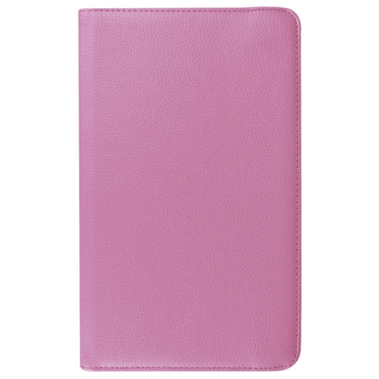 Litchi Texture Horizontal Flip Solid Color Leather Case with 360 Degrees Rotation Holder for Galaxy Tab E 9.6 / T560 / T561(Pink) - Other Galaxy Tab PC by buy2fix | Online Shopping UK | buy2fix