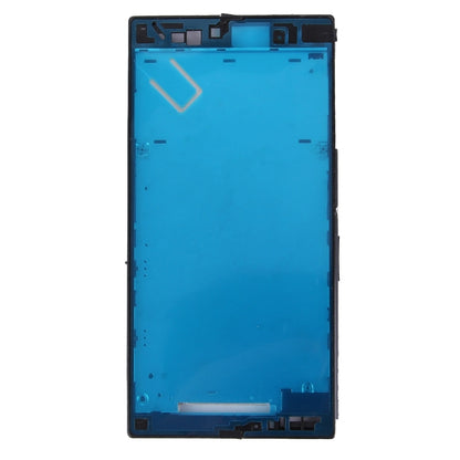 Front Housing LCD Frame Bezel Plate for Sony Xperia Z Ultra / XL39h / C6802(Black) - Frame Bezel Plate by buy2fix | Online Shopping UK | buy2fix