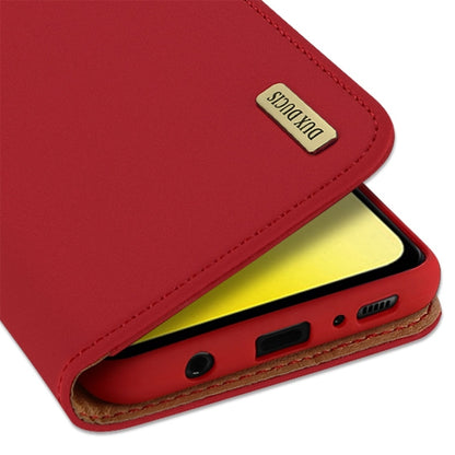 DUX DUCIS WISH Series TPU + PU + Leather Case for Galaxy S10 E, with Card Slots & Wallet (Red) - Galaxy Phone Cases by DUX DUCIS | Online Shopping UK | buy2fix